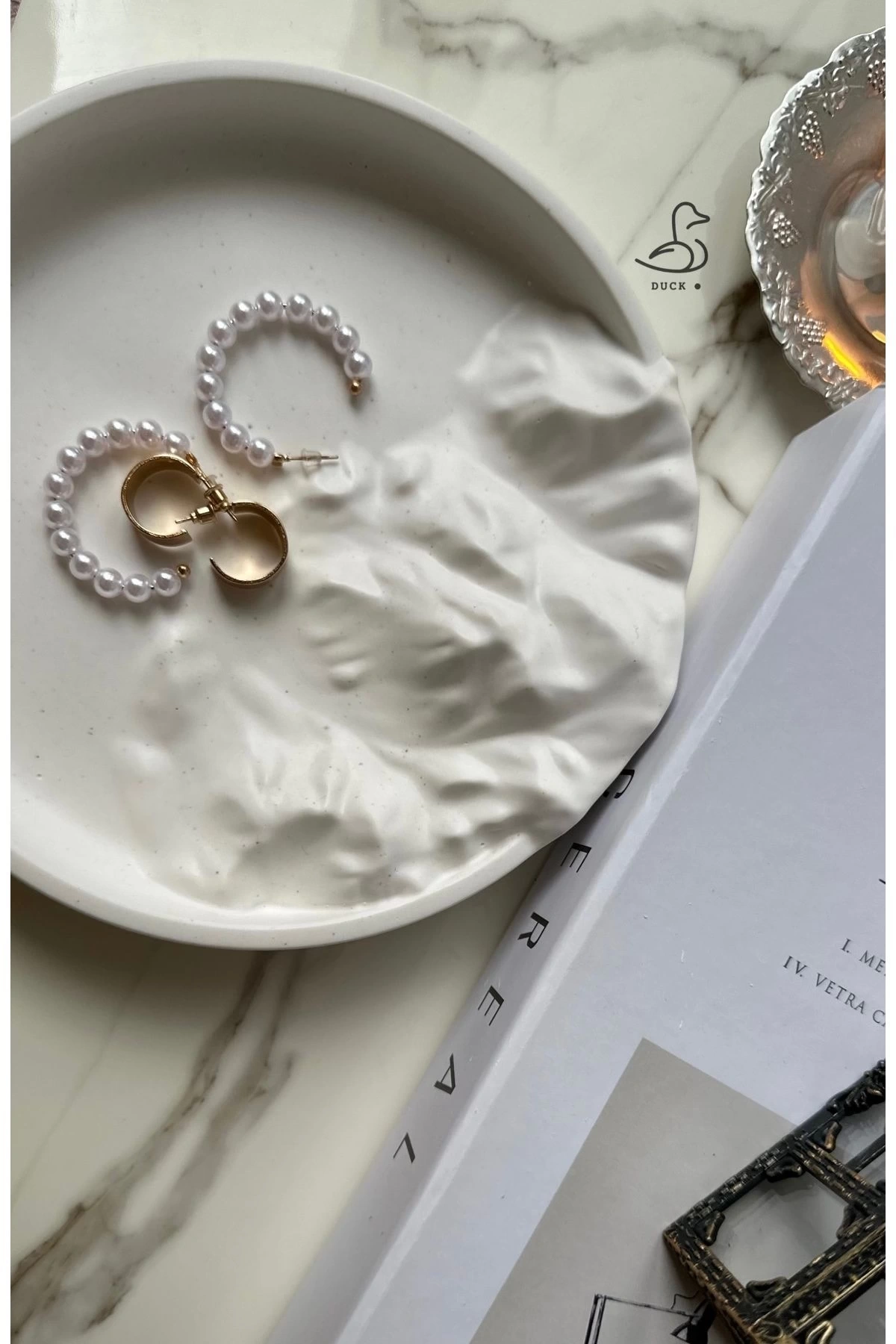 Dağ görünümlü 3D dekoratif tabak