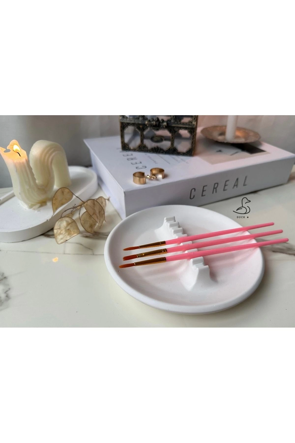 Dekoratif kalem/fırçalık/takı tabak kase