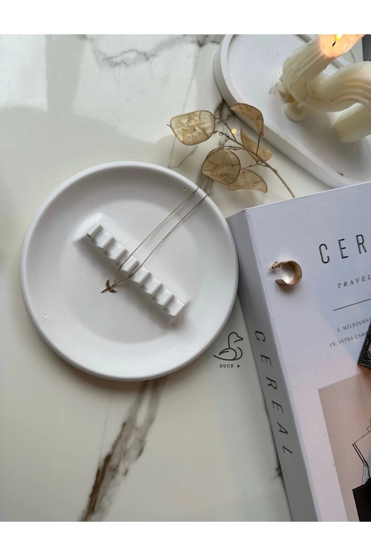 Dekoratif kalem/fırçalık/takı tabak kase