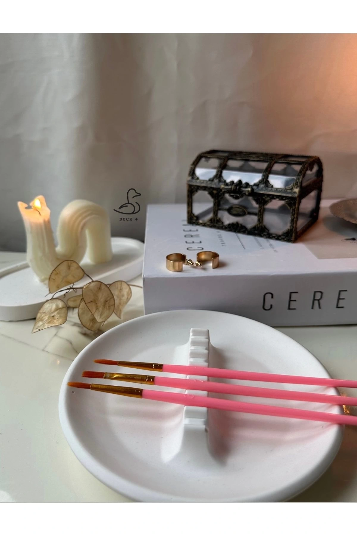 Dekoratif kalem/fırçalık/takı tabak kase