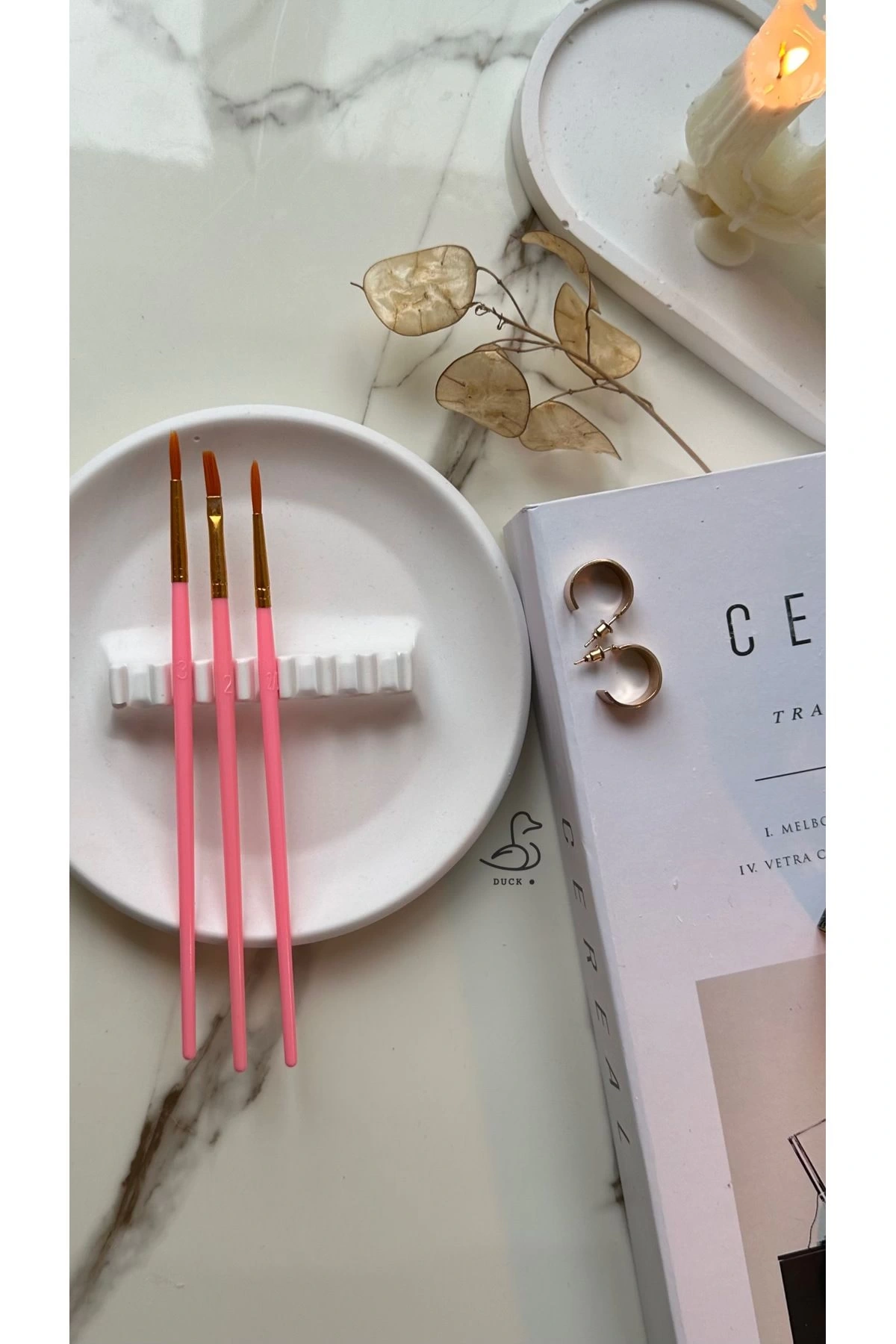 Dekoratif kalem/fırçalık/takı tabak kase