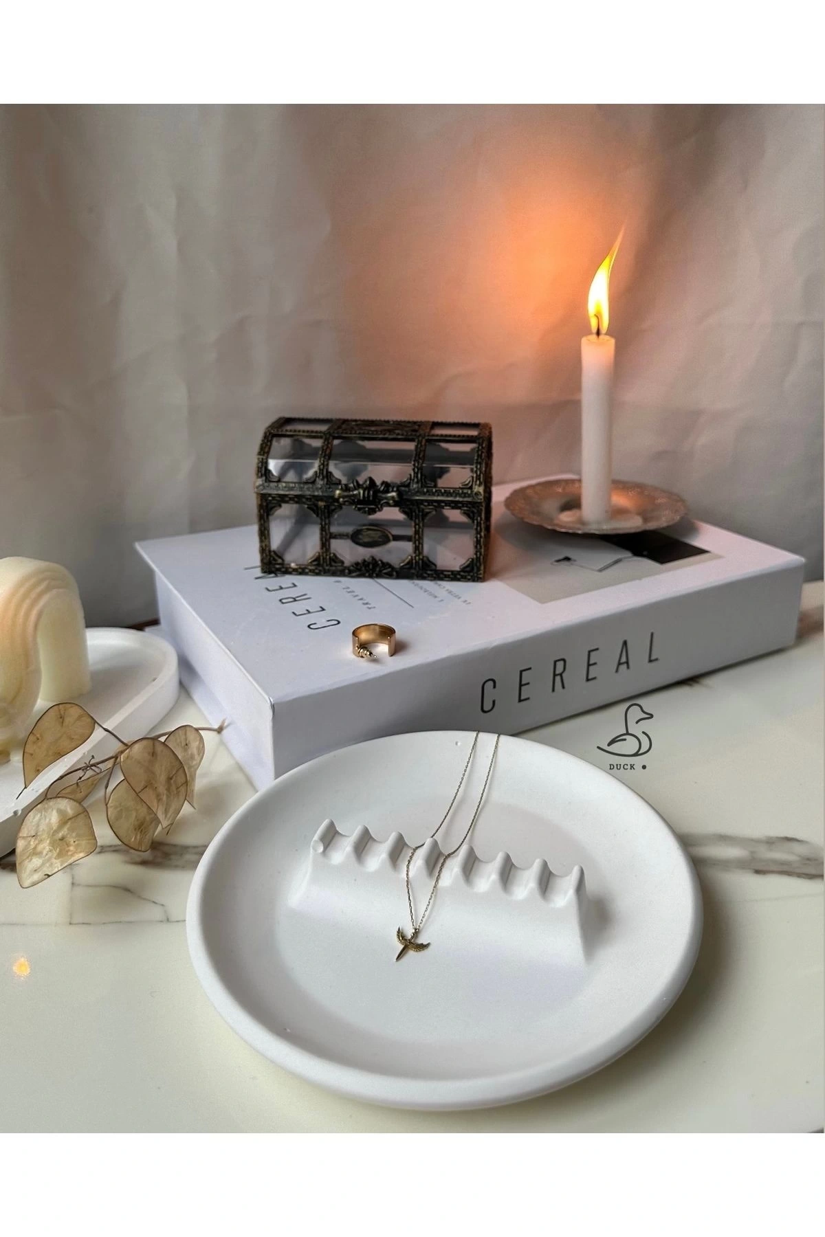 Dekoratif kalem/fırçalık/takı tabak kase