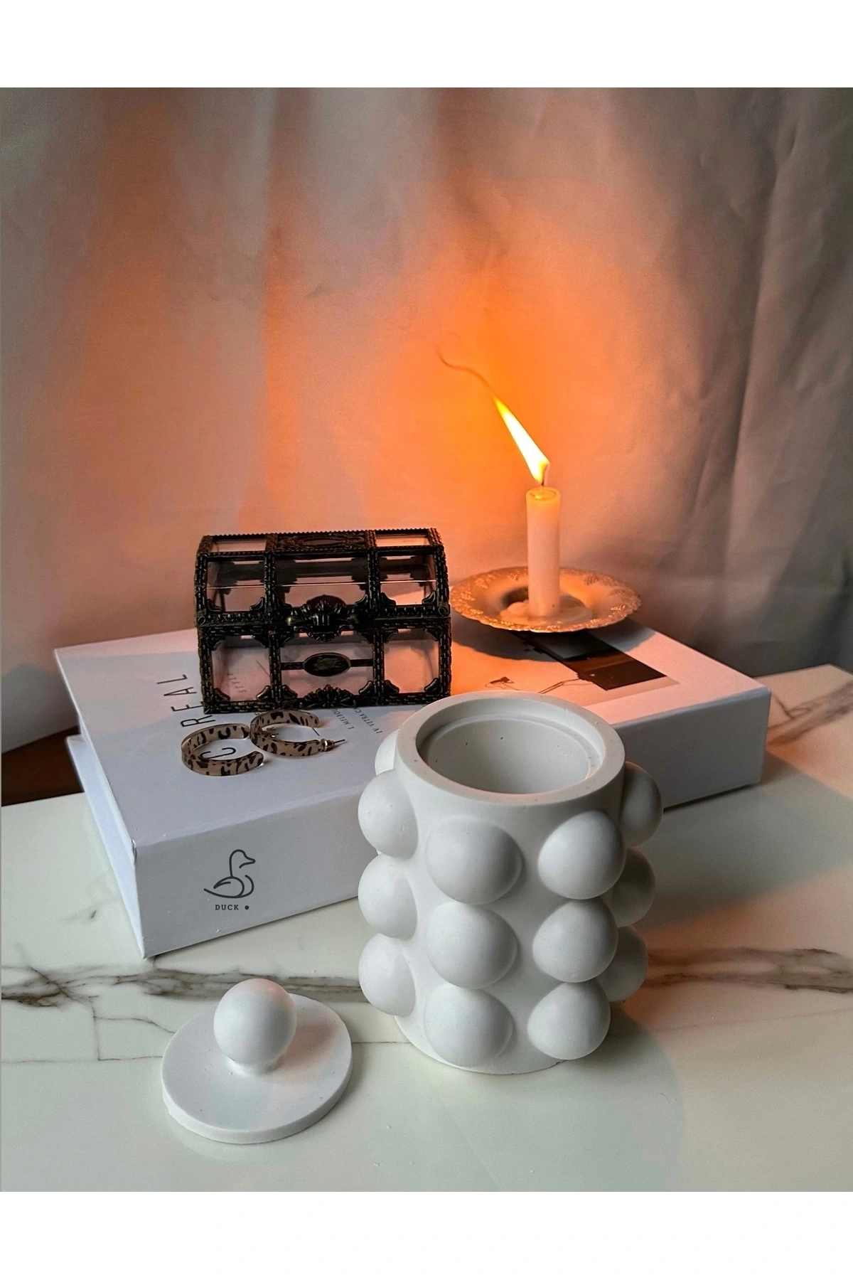 Bubble Model Dekoratif Vazo Obje 10cm