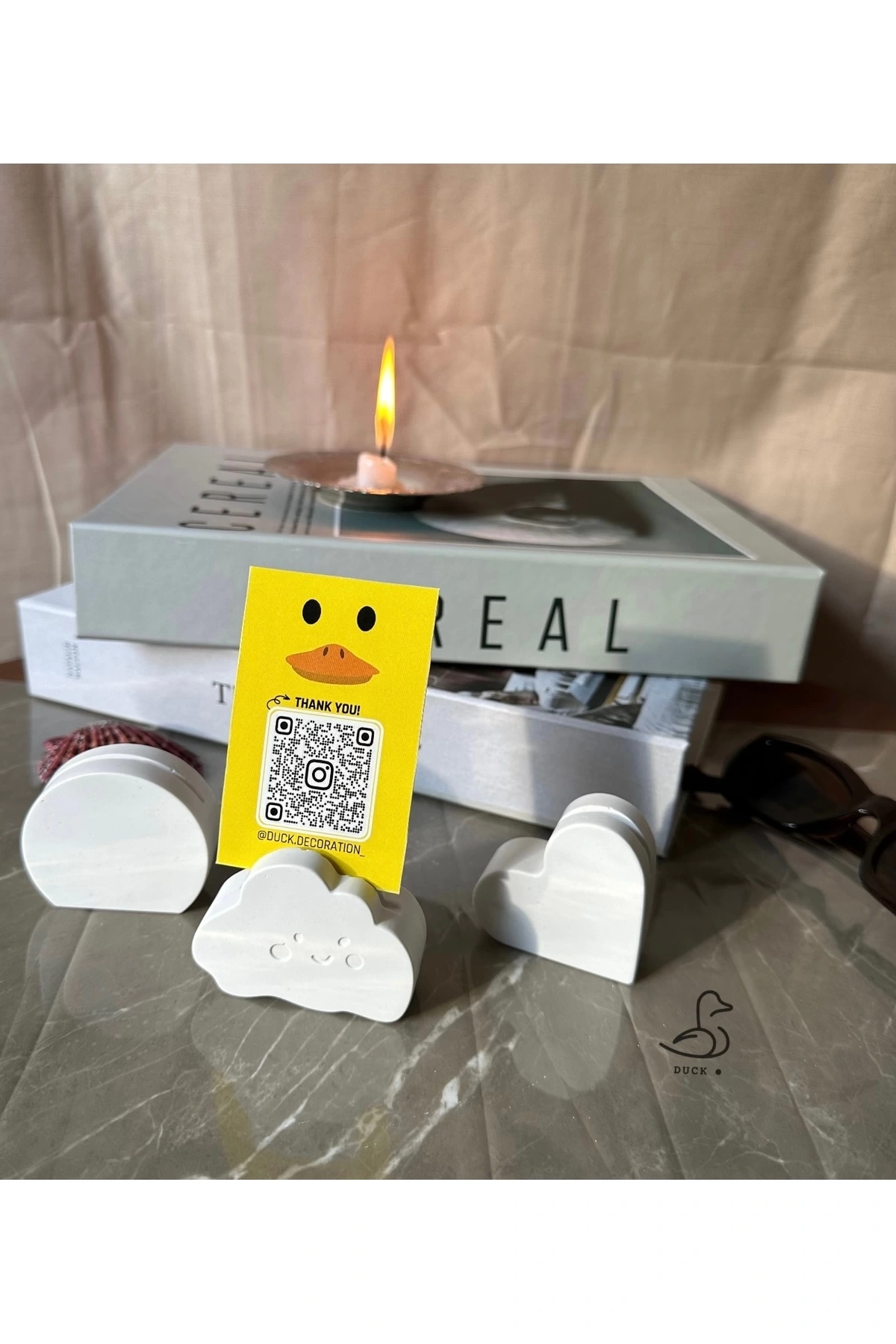 Kartvizitlik/fotoğraf tutucu 3’lü