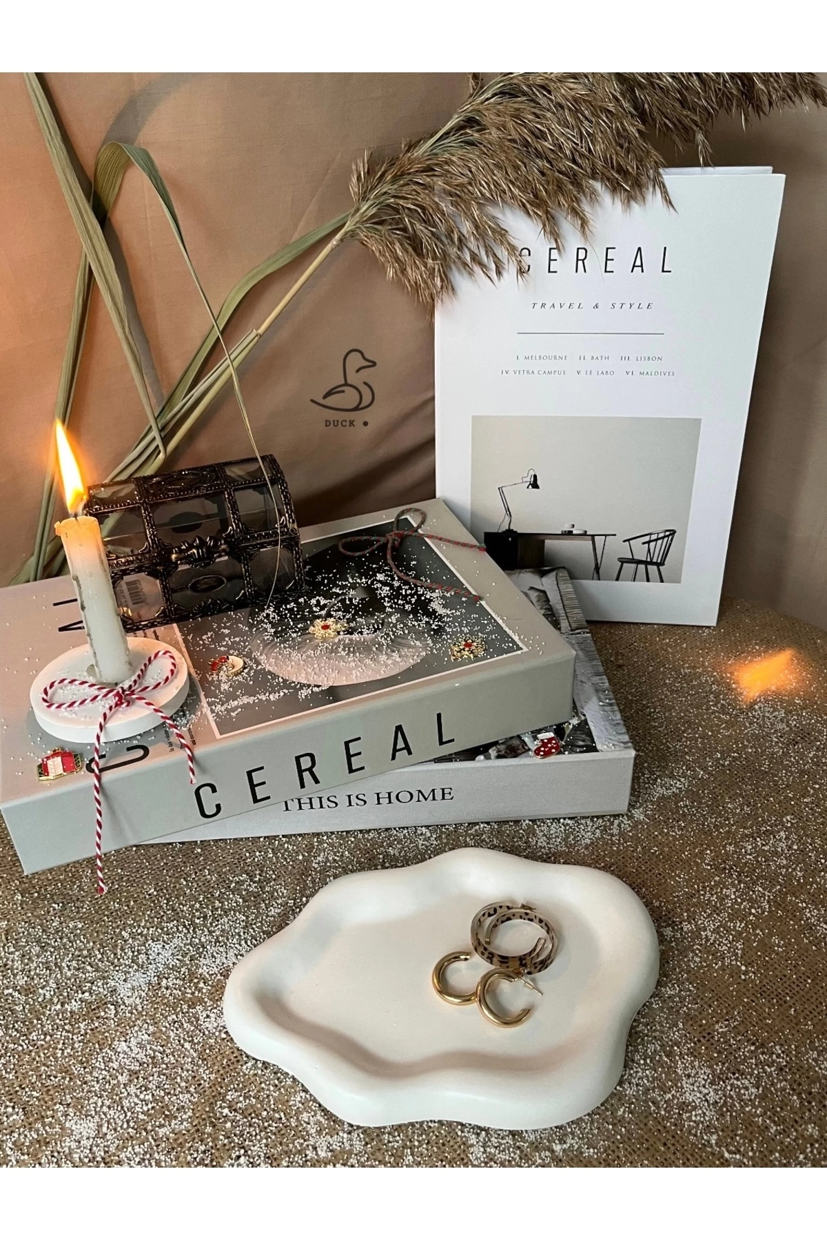 Bulut şeklinde dekoratif tabak (19-14cm)