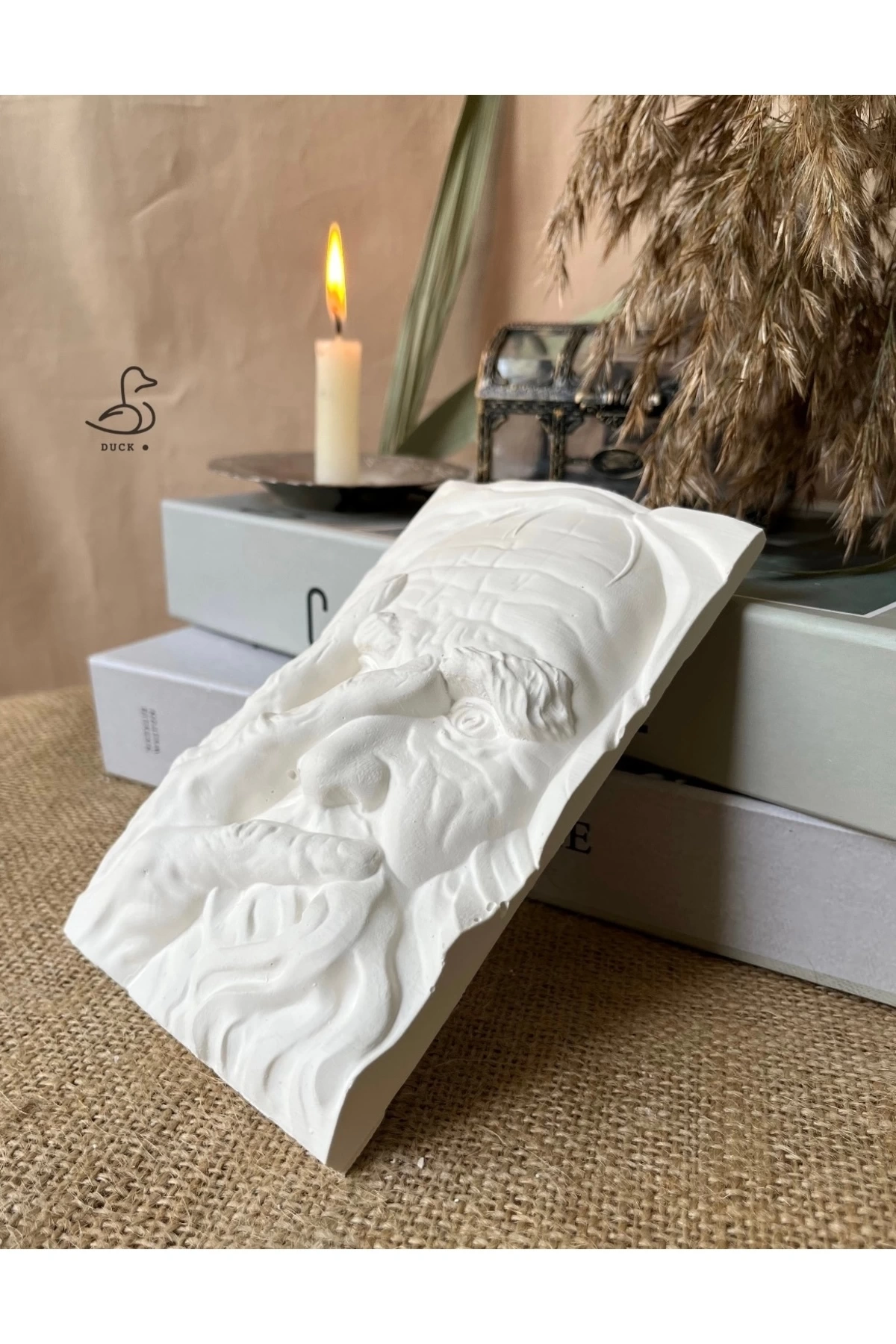 Yaşlı adam dekoratif obje biblo (17-12 cm)