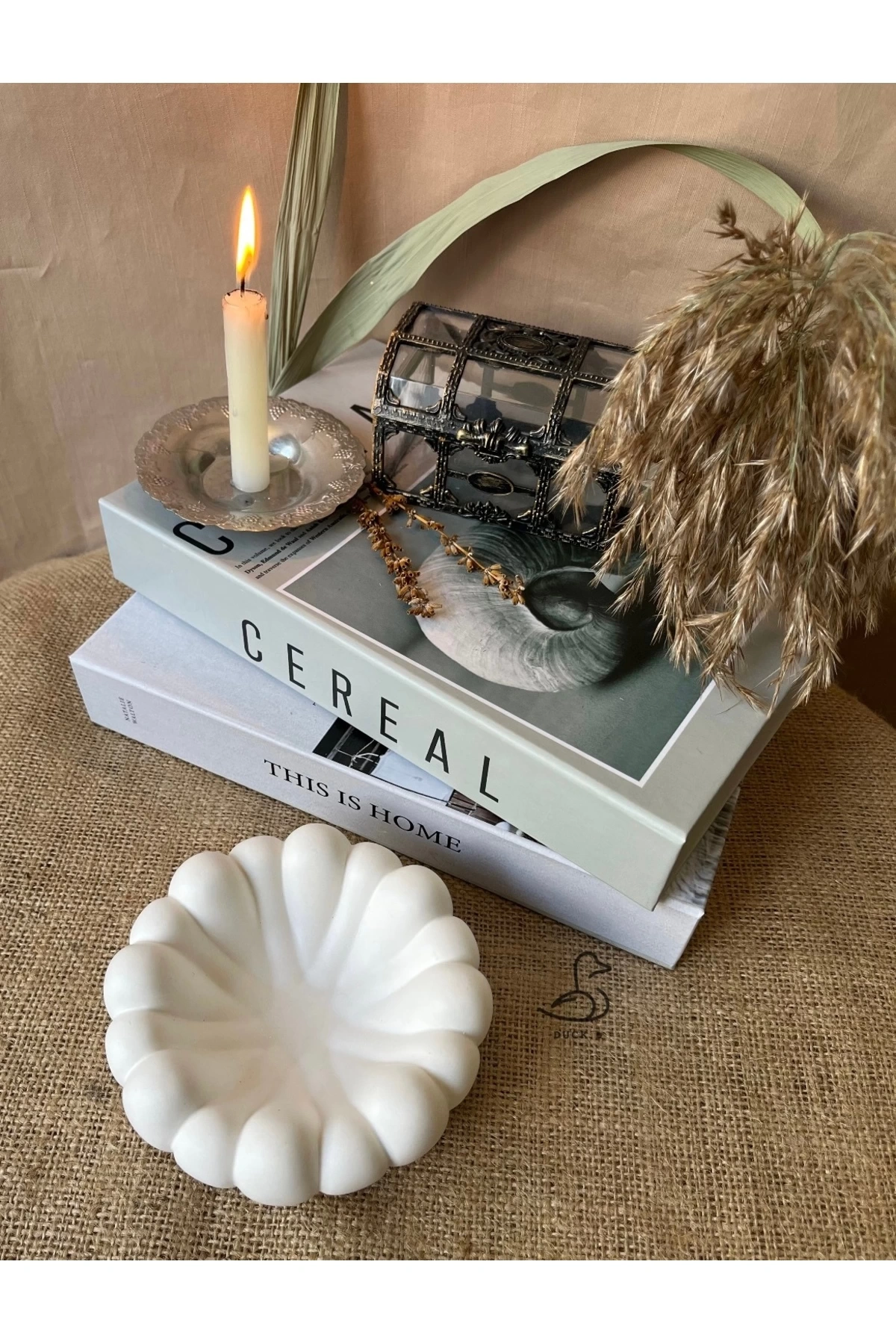 Bubble görünümlü dekoratif tabak/kase (13-7 cm)