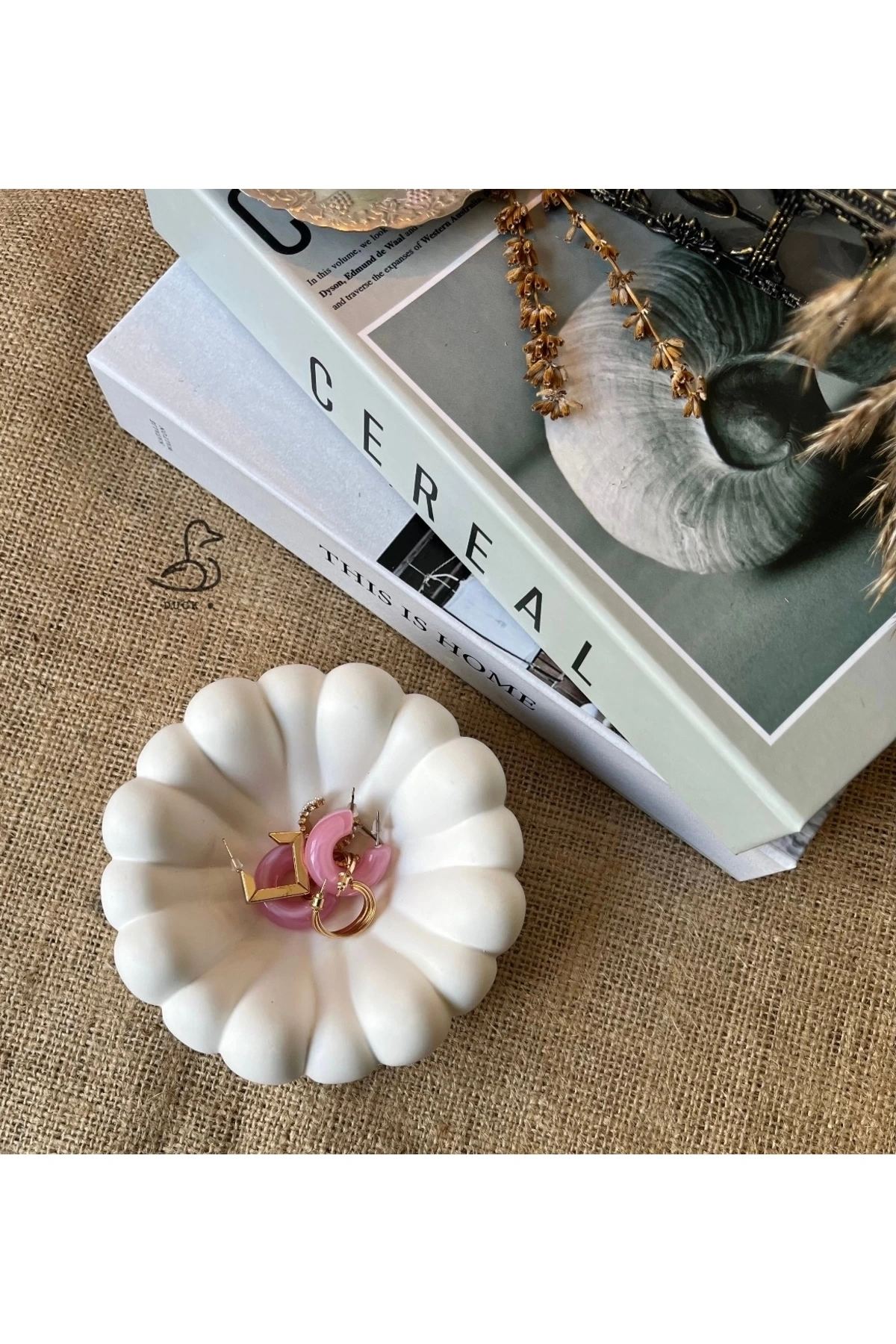 Bubble görünümlü dekoratif tabak/kase (13-7 cm)