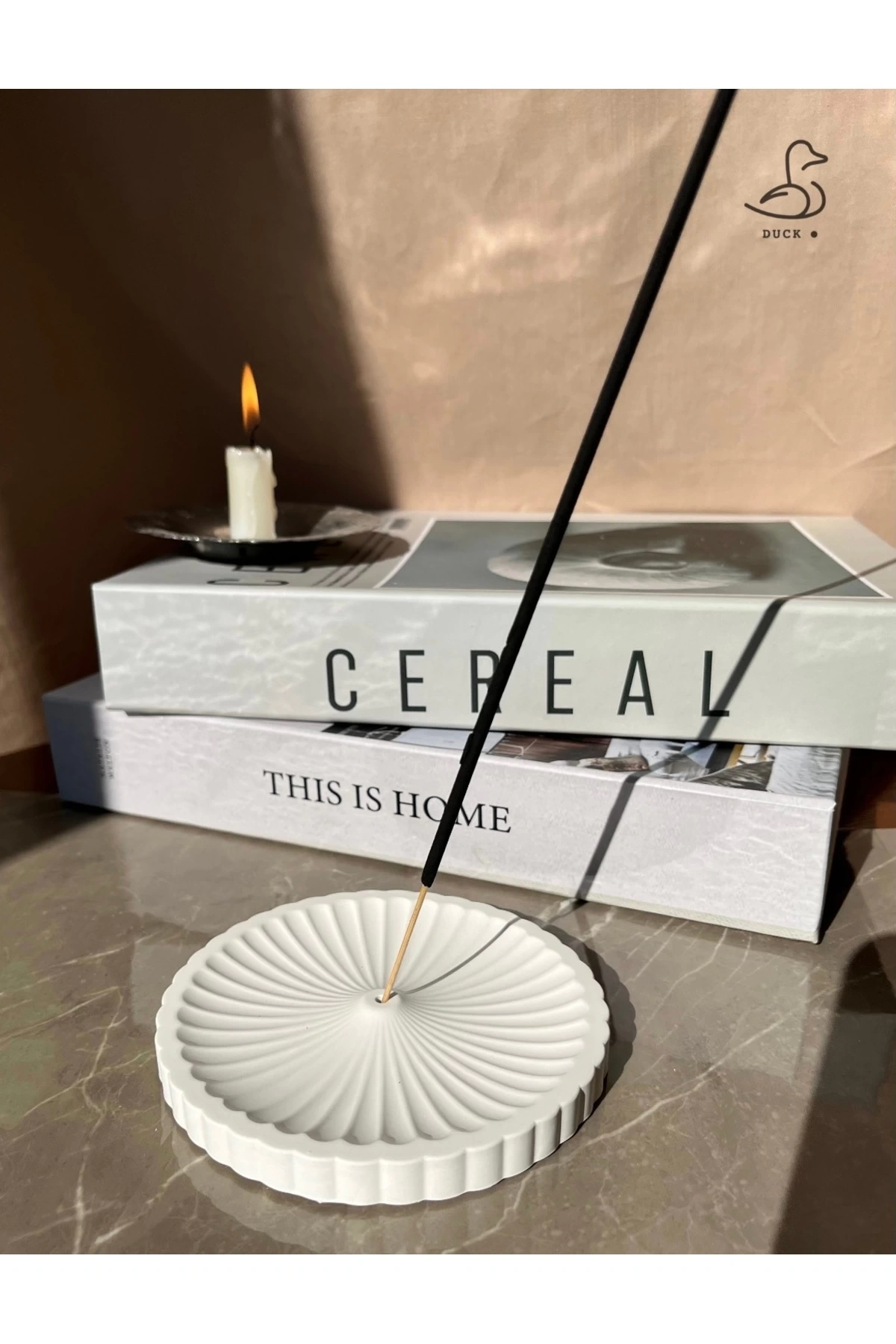 Çiçek şekilli tütsü tabak (12-12 cm)