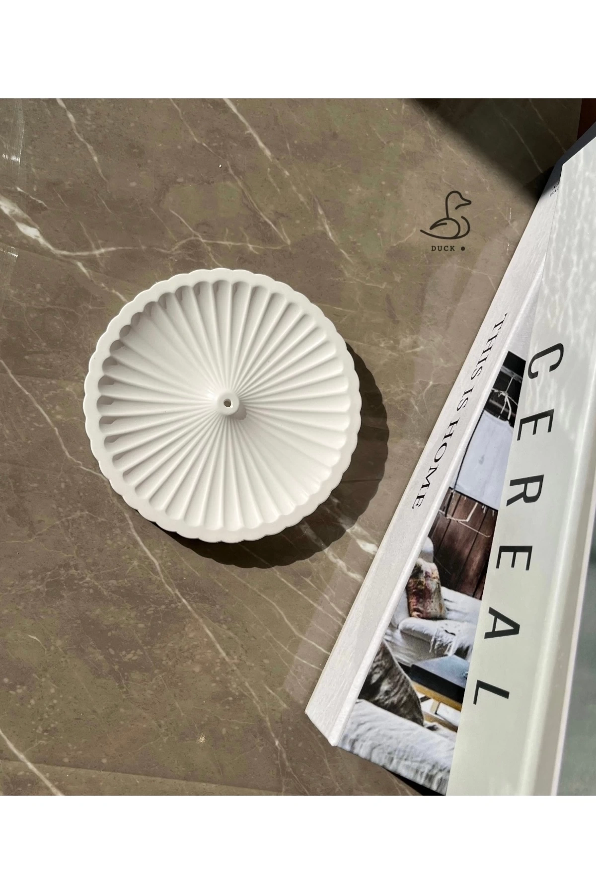 Çiçek şekilli tütsü tabak (12-12 cm)