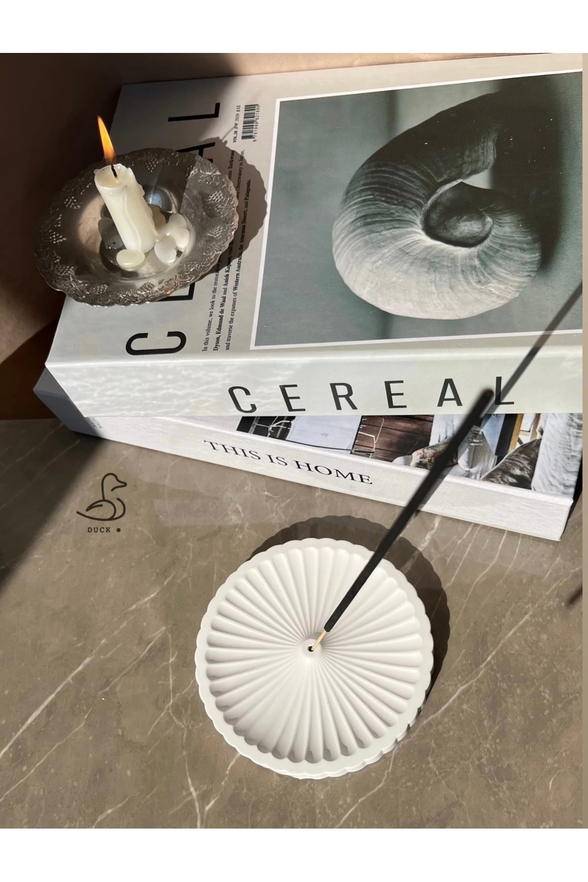 Çiçek şekilli tütsü tabak (12-12 cm)