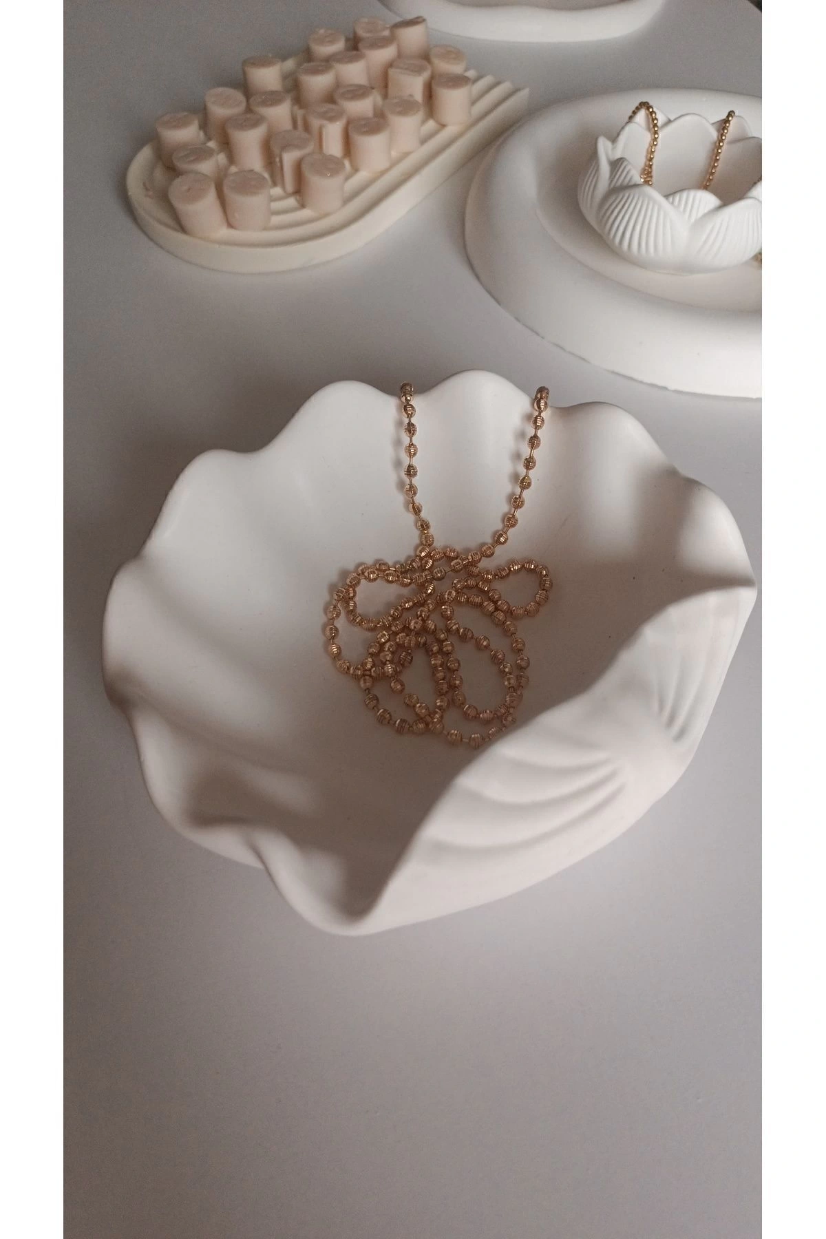 Design Studio Büyük Deniz Kabuğu Dekoratif Tabak