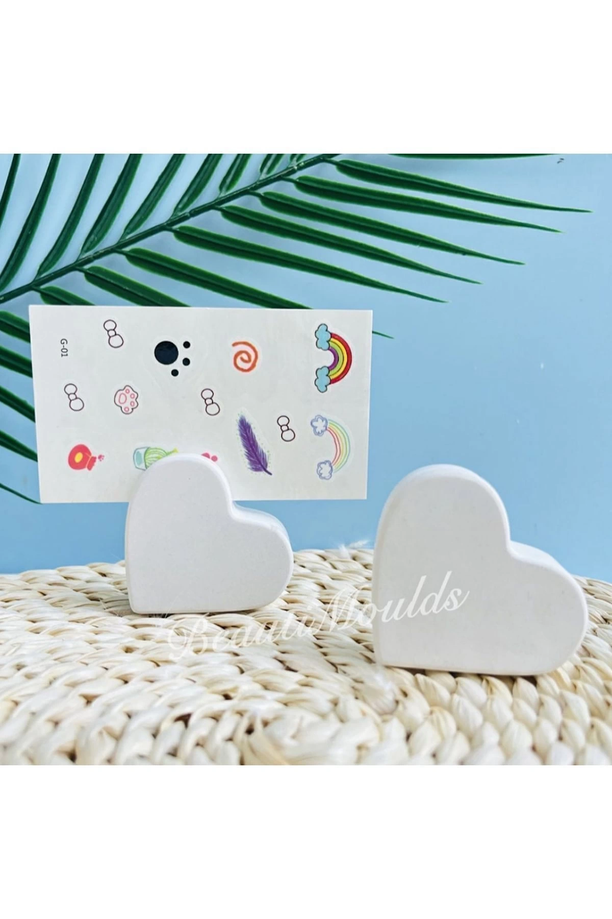 Kalp Notluk, Fotoğraf Ve Kart Tutucu, Not Tutucu Düğün Isim Tutucu Sevgililer Günü Hediye