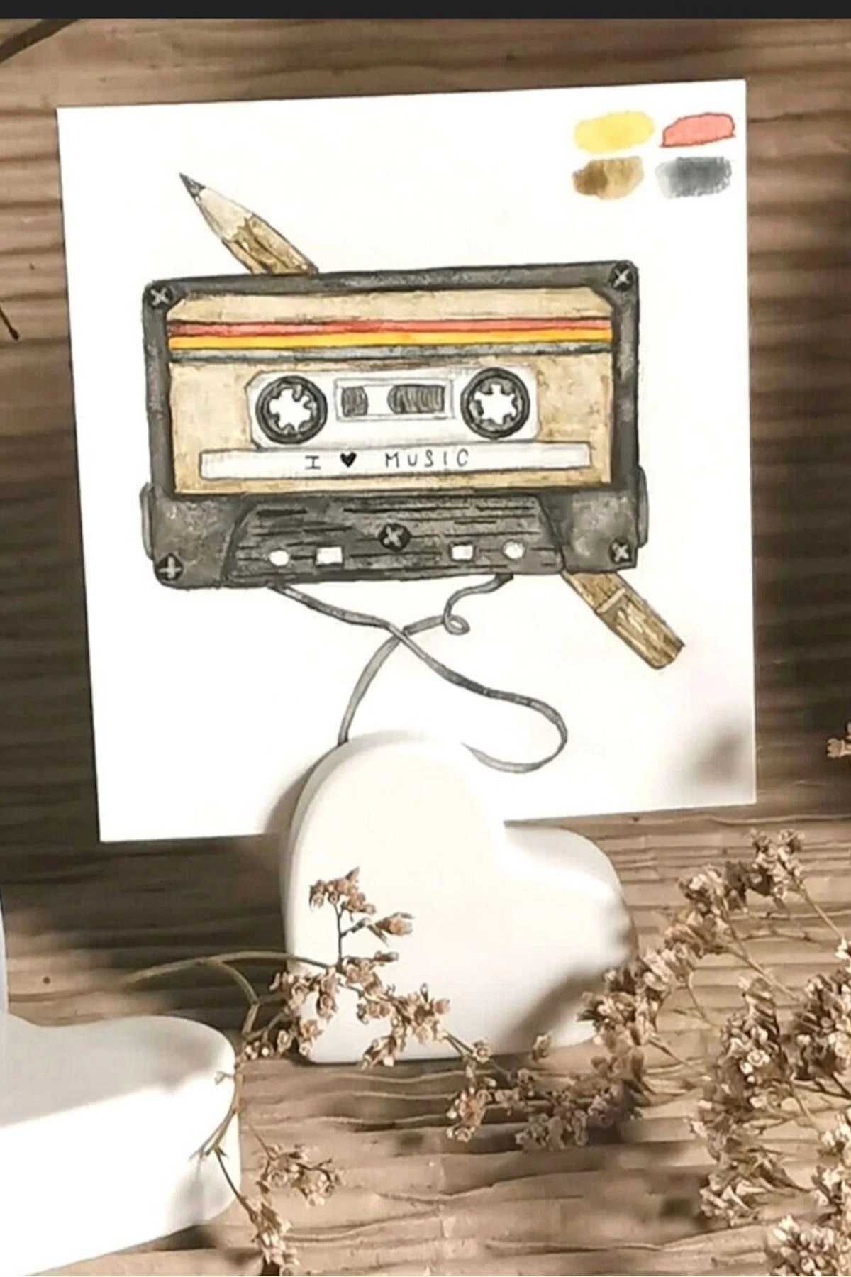 Kalp Notluk, Fotoğraf Ve Kart Tutucu, Not Tutucu Düğün Isim Tutucu Sevgililer Günü Hediye