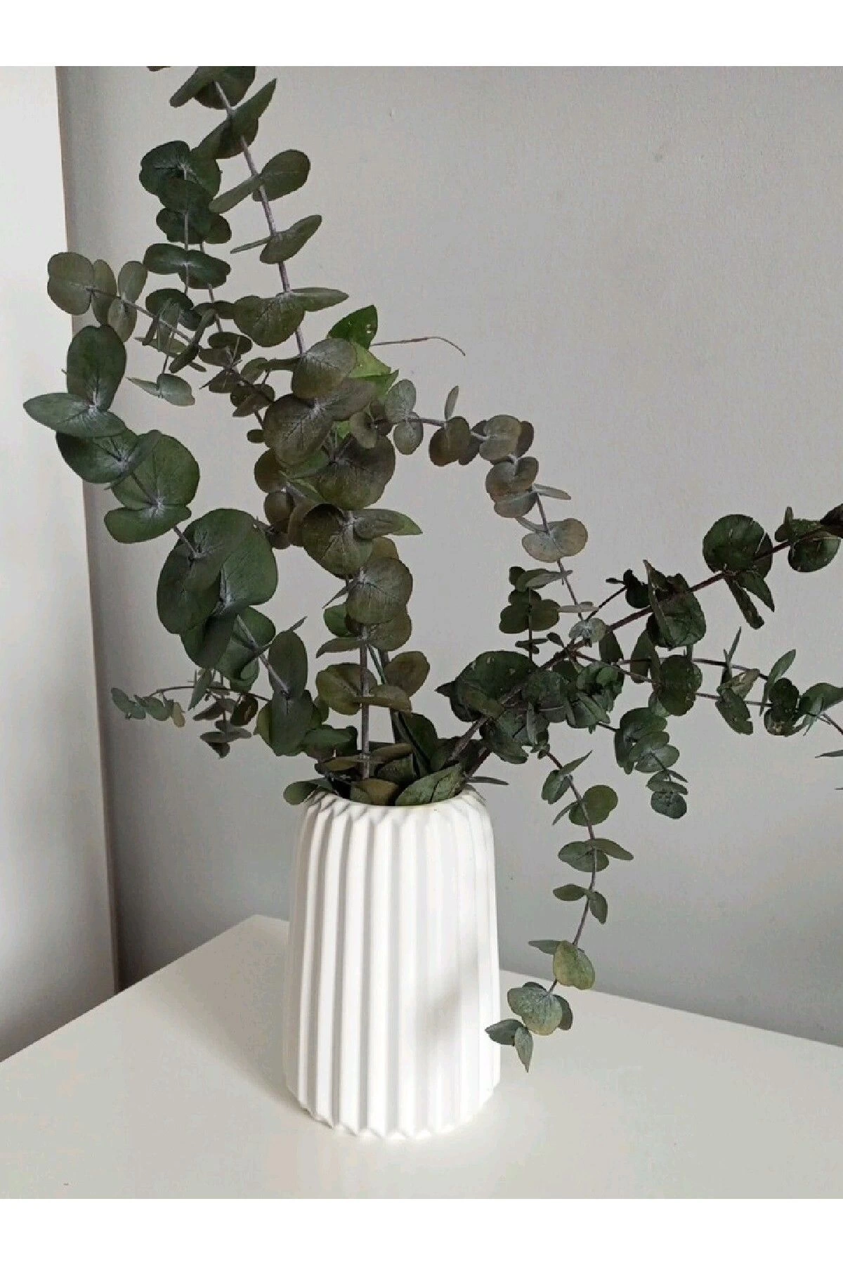 Çizgili Vazo Pampas vazosu Yapay çicek kuru çiçek vazosu