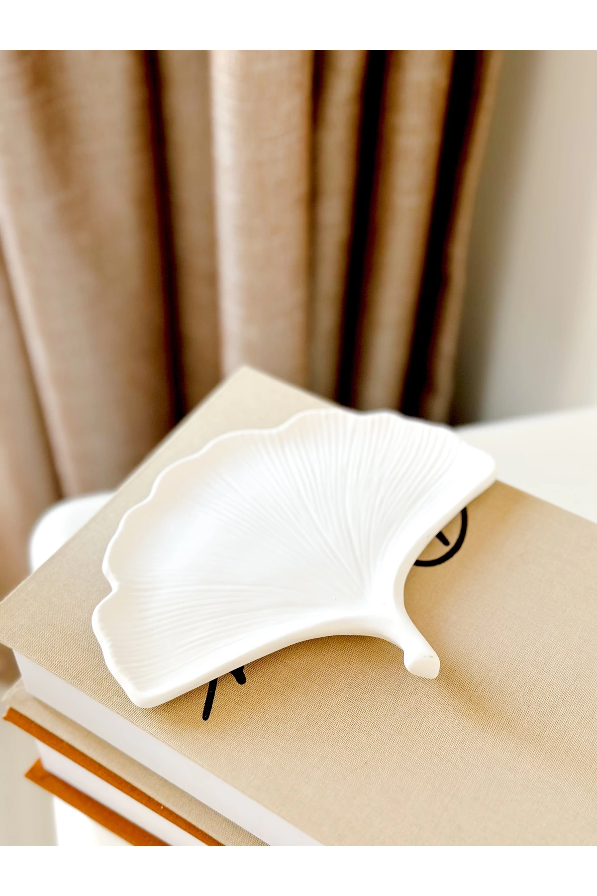 Yaprak Dekoratif Tabak | Takı Tabağı | Dekoratif Sunum