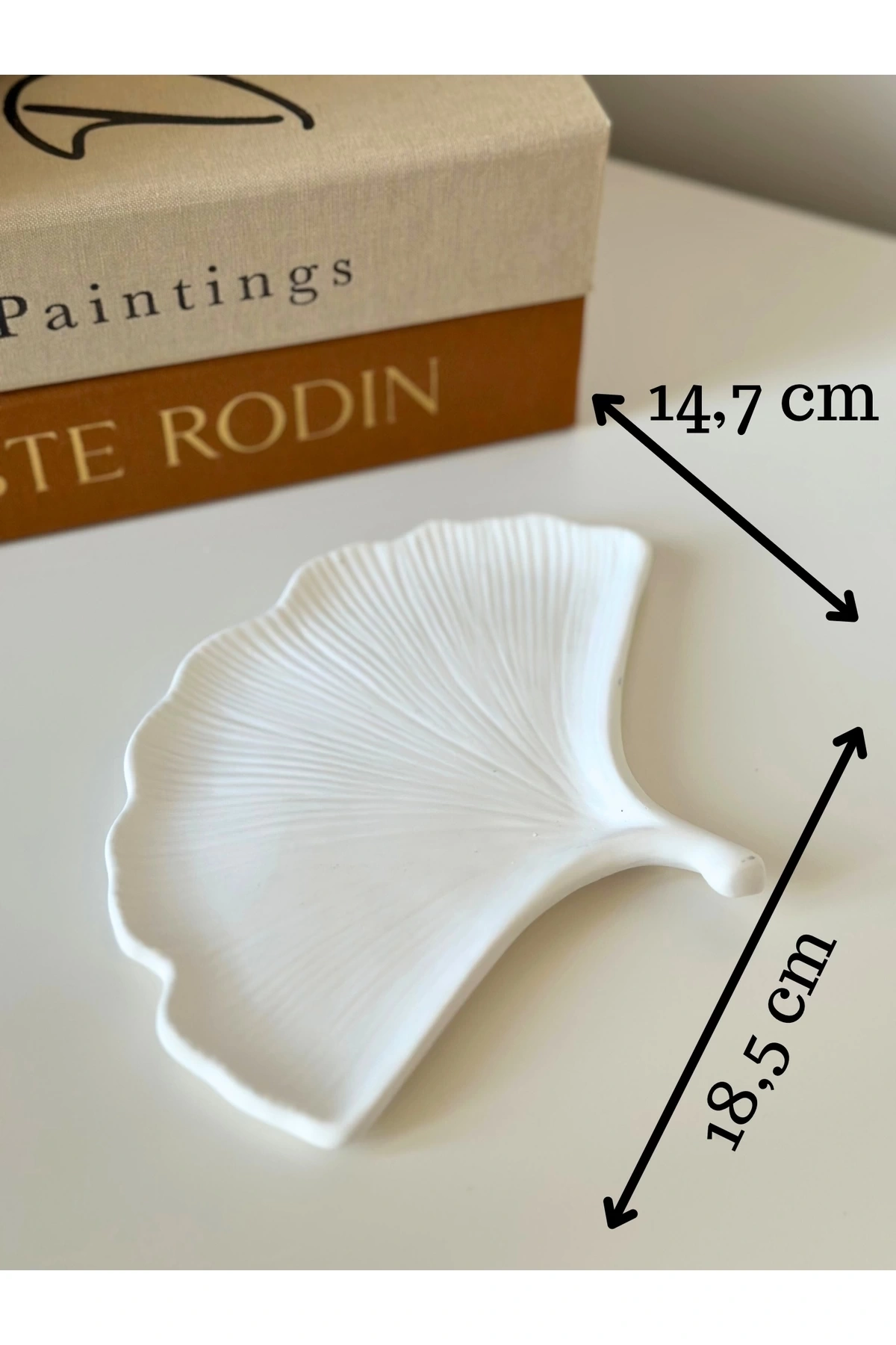 Yaprak Dekoratif Tabak | Takı Tabağı | Dekoratif Sunum