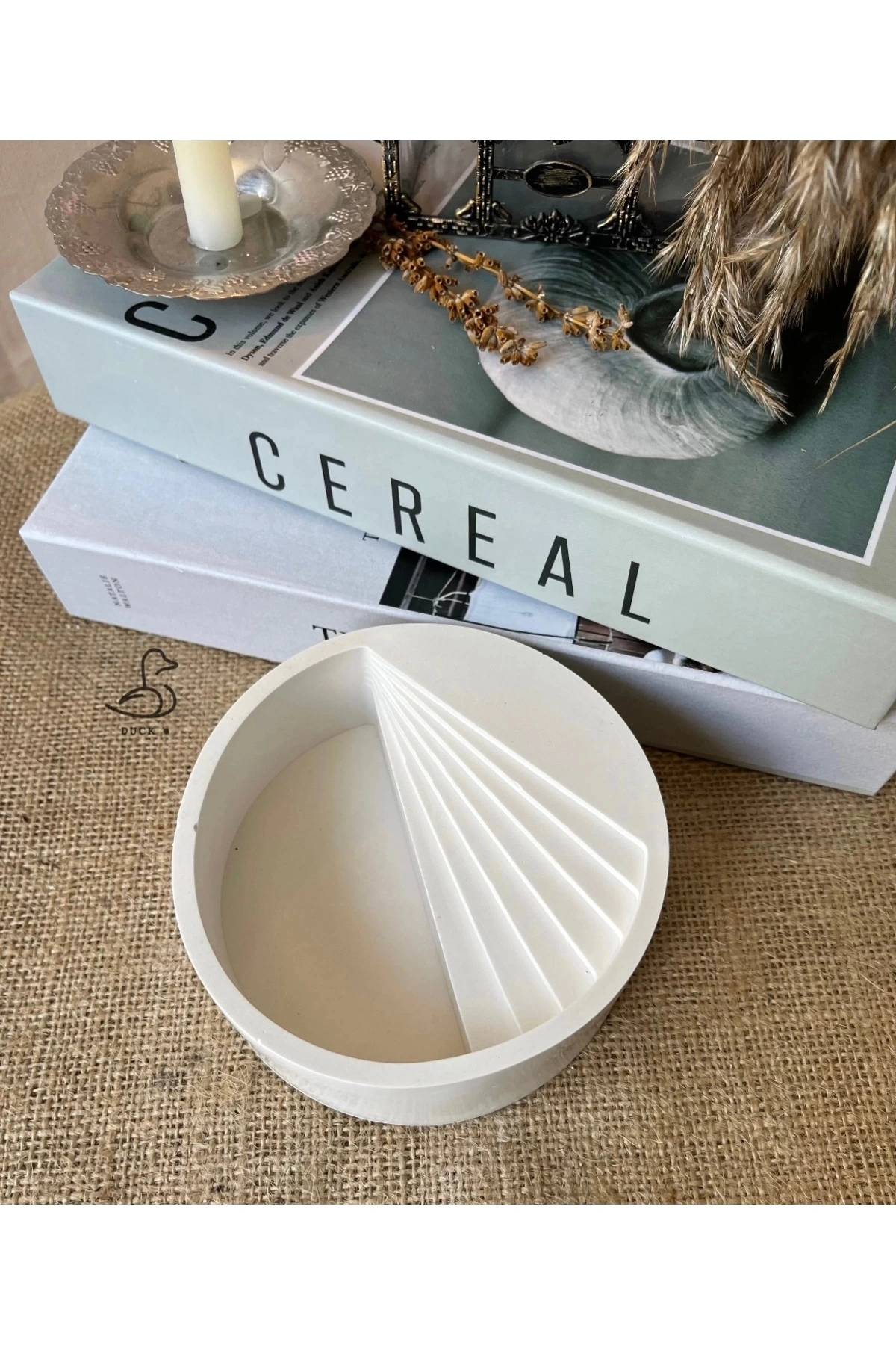 Dairesel Merdiven Şeklinde Dekoratif Kase/Sukulentlik 15-5 Cm