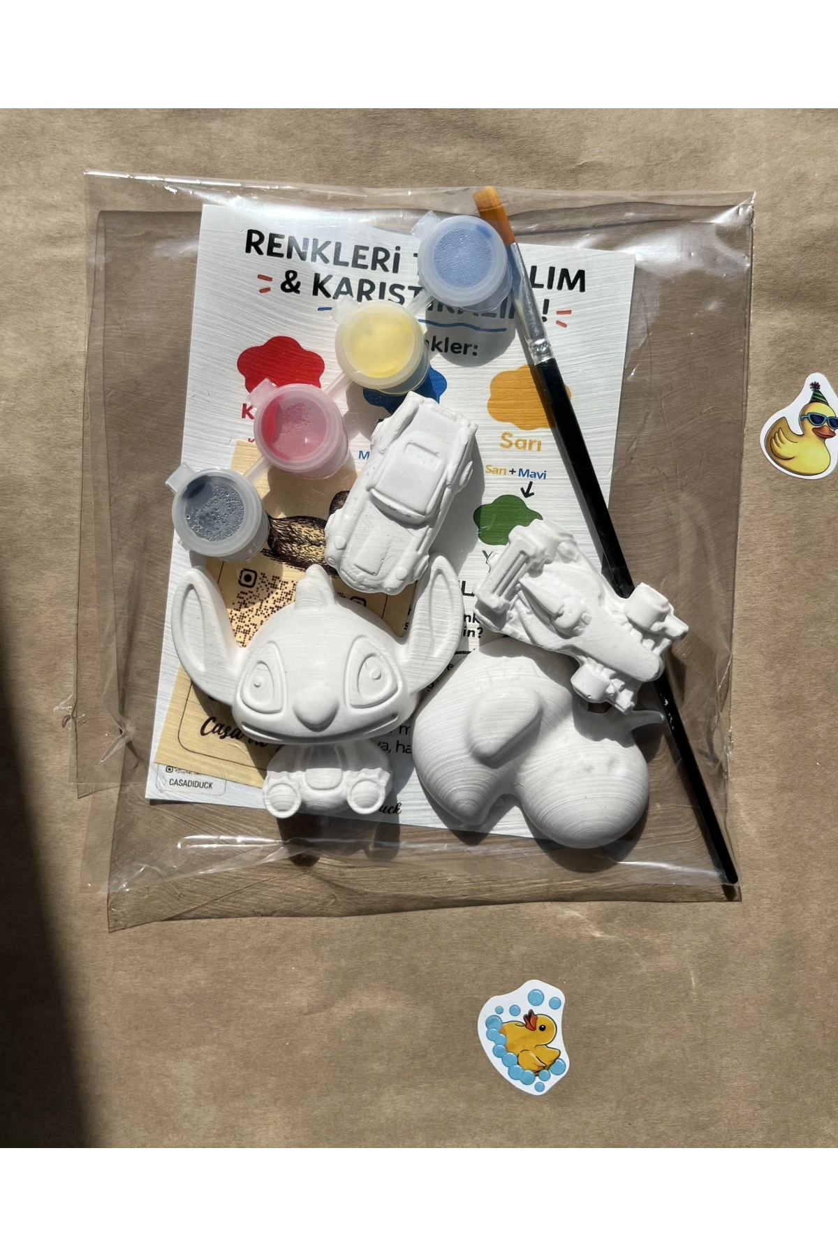 Eğitici Boyama Aktivite Seti 3’lü (Erkek Modelleri) | Casa di Duck