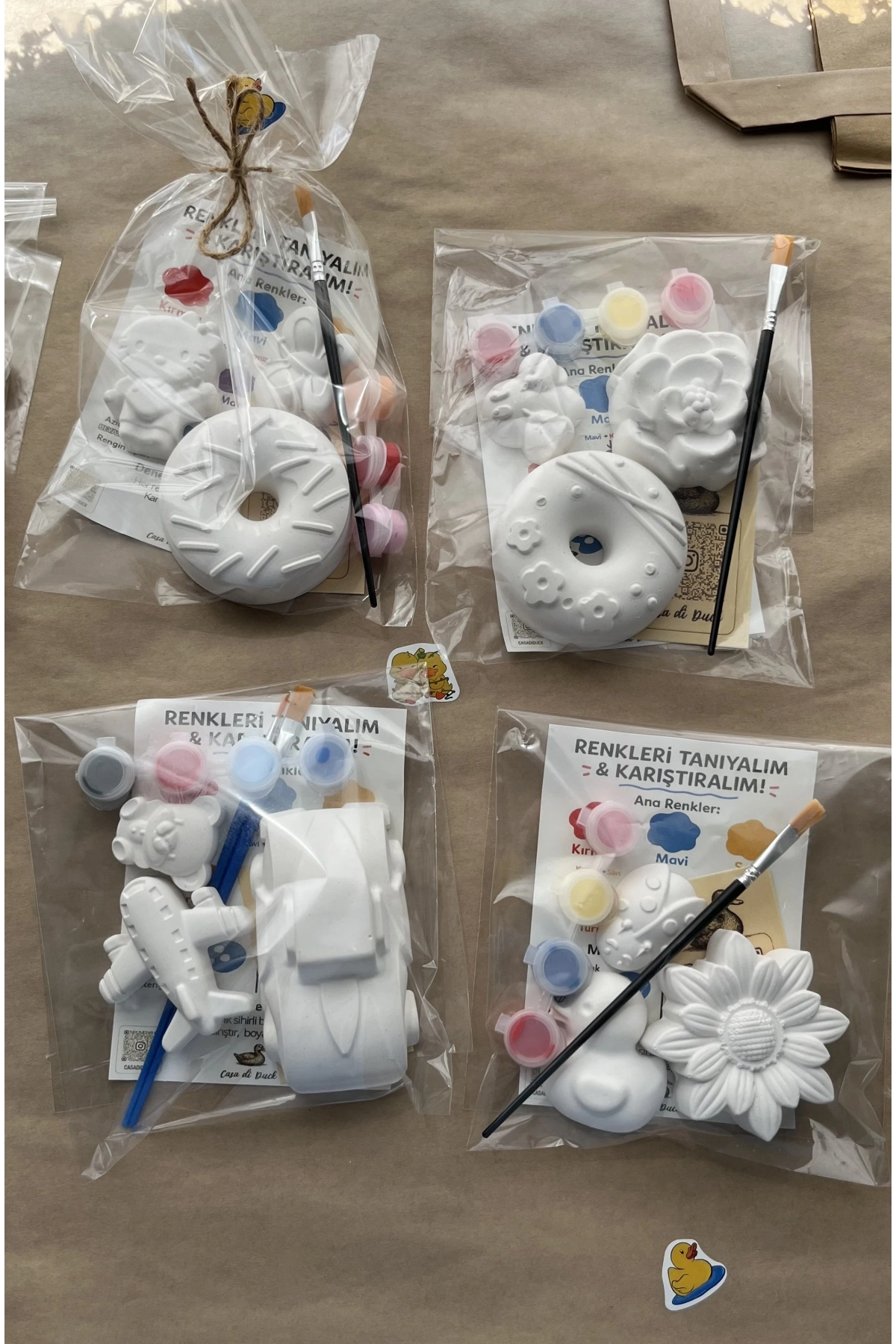 Eğitici Boyama Aktivite Seti 3’lü (Kız Modelleri) | Casa di Duck