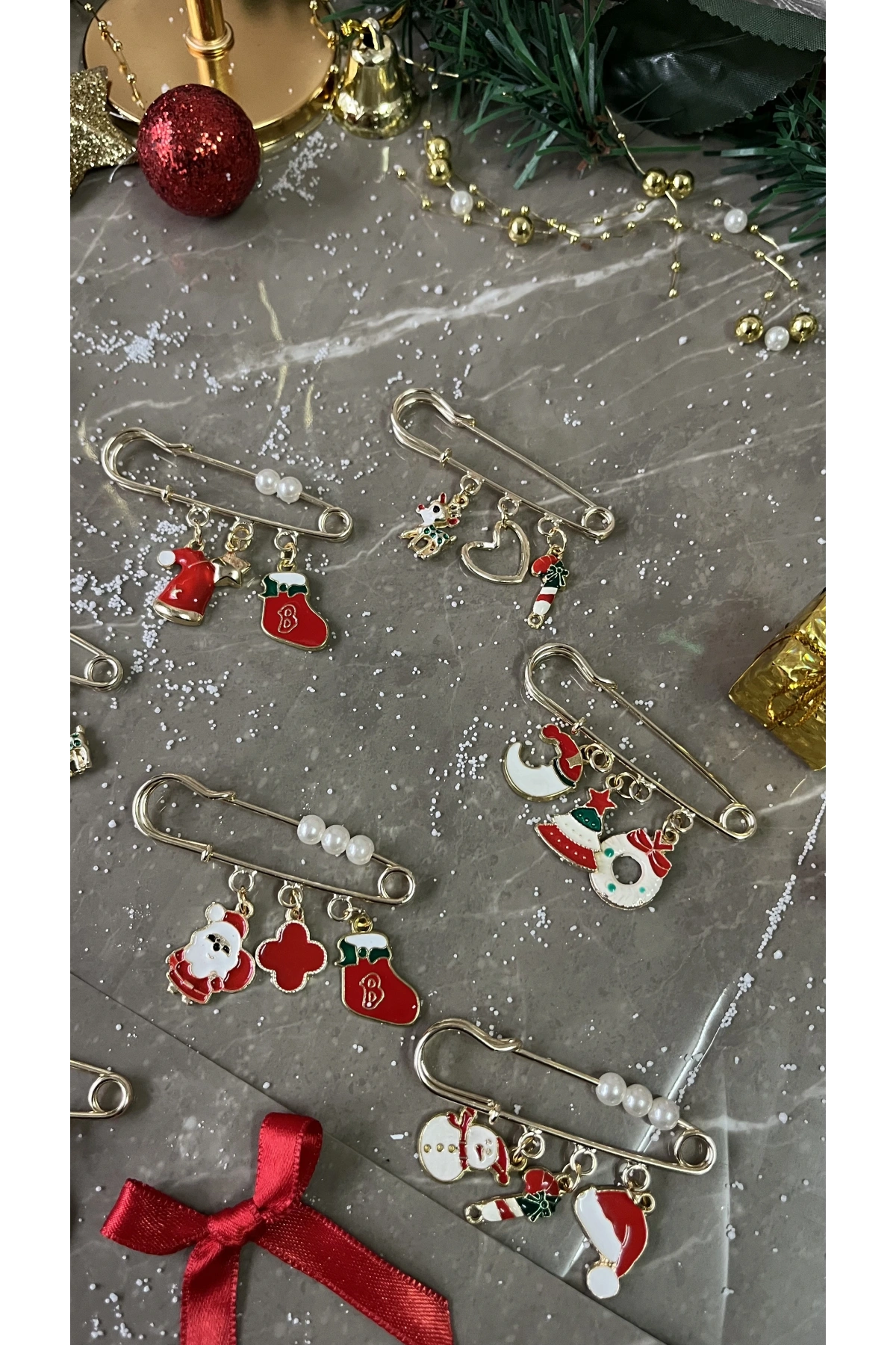 Yılbaşı Hediyelik İğneli Broş | Casa di Duck