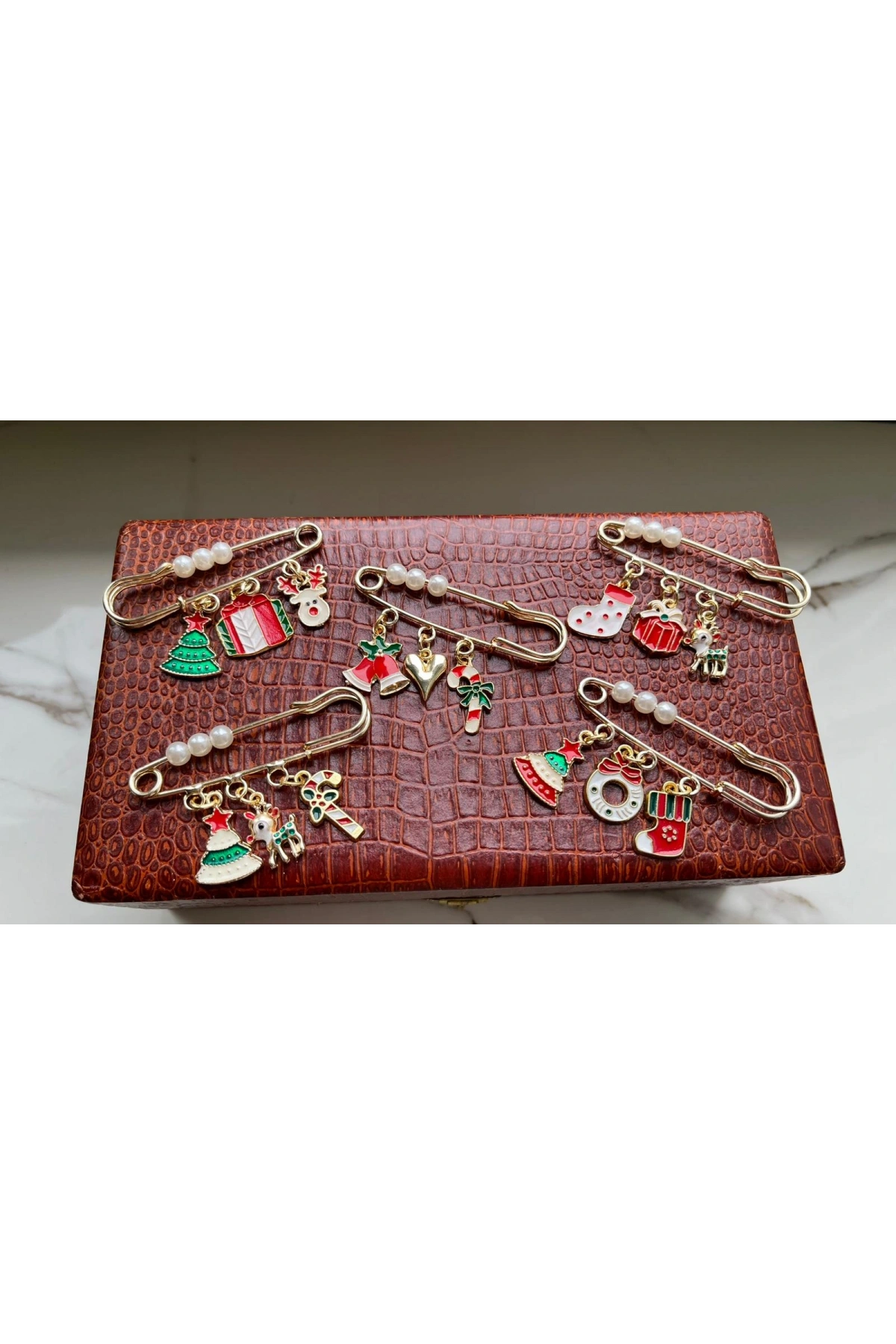 Yılbaşı Hediyelik İğneli Broş | Casa di Duck