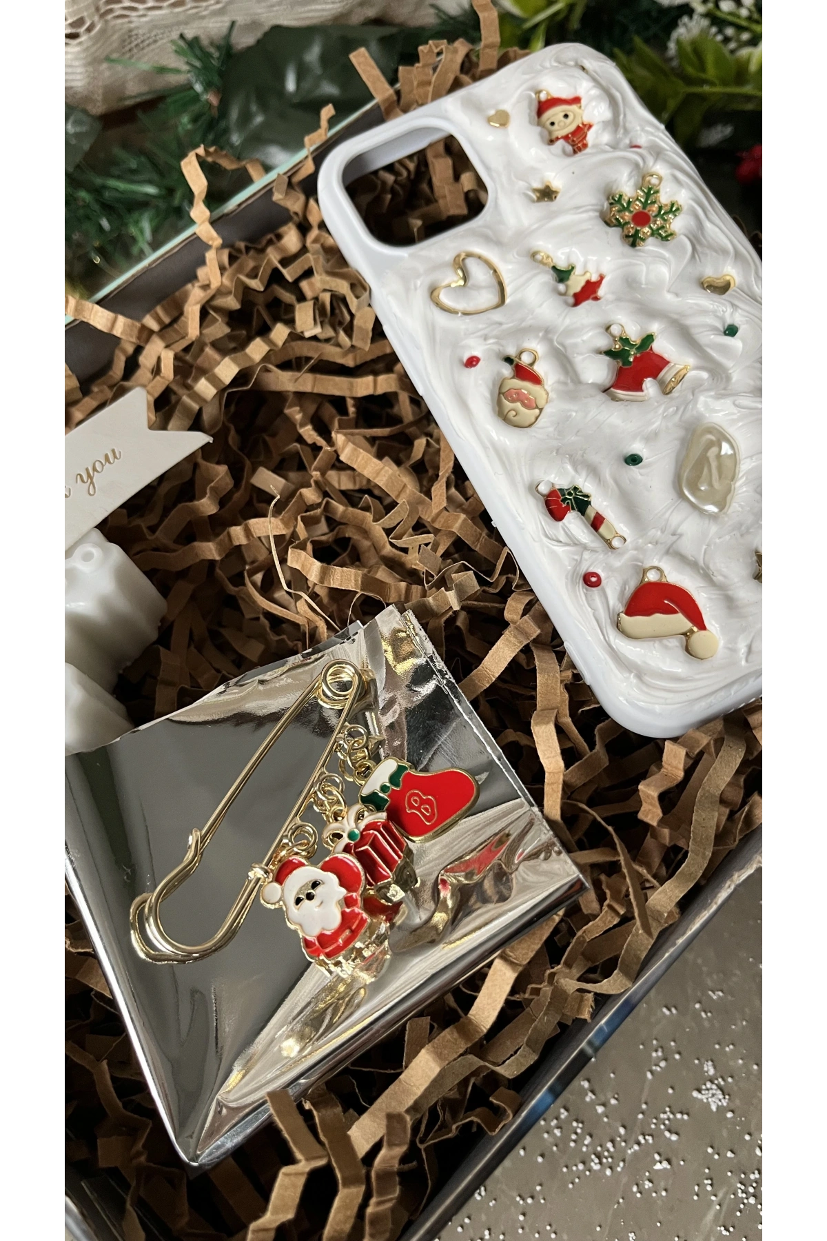 Yılbaşı Konsept iPhone Aksesuar Hediye Seti | Casa di Duck