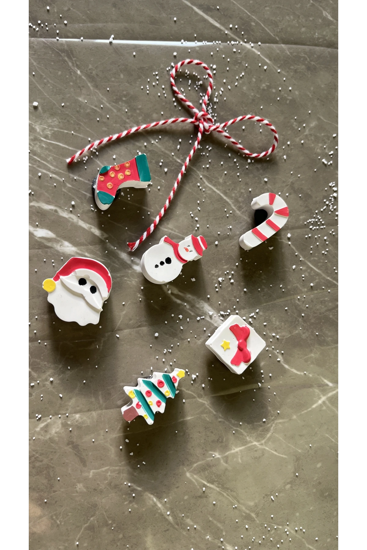 Yılbaşı Özel Dolap Süsü/Magnet 6lı | Casa di Duck