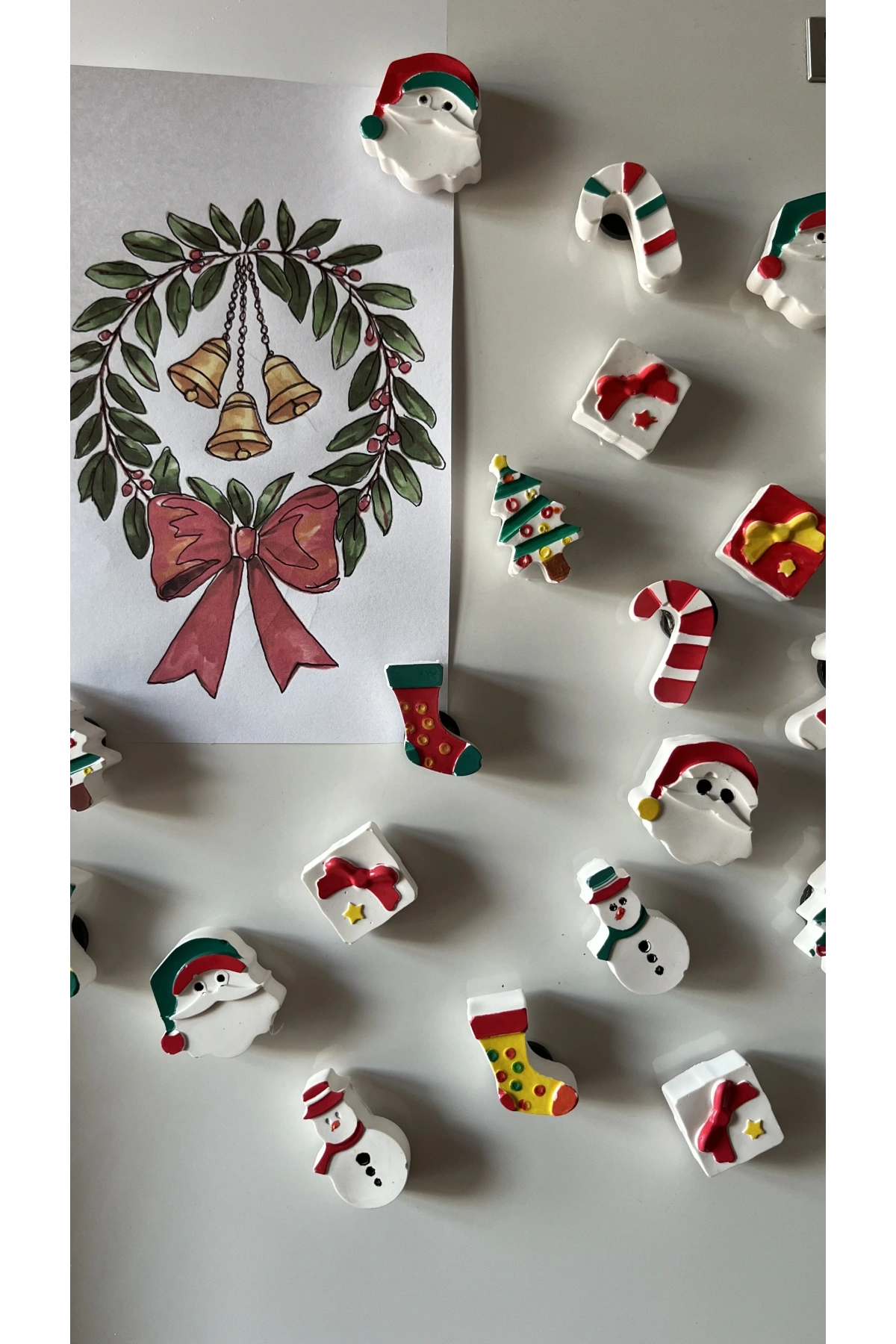 Yılbaşı Özel Dolap Süsü/Magnet 6lı | Casa di Duck