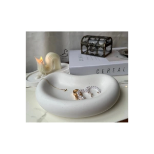 Oval görünümlü dekoratif tabak