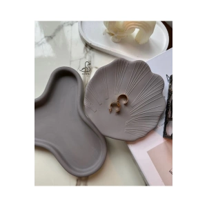 Dekoratif asimetrik 2’li tabak takım