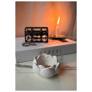 Lotus Çiçeği Dekoratif Tabak/mumluk (5-8CM)