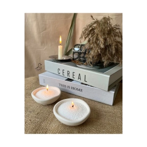 Asimetrik Mini Dekoratif Kase/mumluk (9-5 CM)