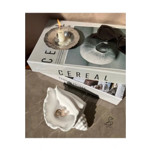 Deniz Kabuğu Görünümlü Dekoratif Obje (15-10 CM)