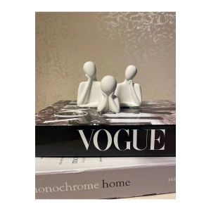 Dekoratif Üçlü Aile Dekoratif Obje Biblo