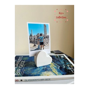 Kalp Notluk, Fotoğraf Ve Kart Tutucu, Not Tutucu Düğün Isim Tutucu, Kalp Şeklinde Kart Tutucu