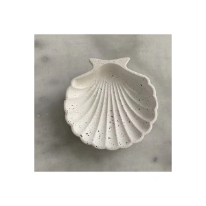 Dekoratif Beton Istiridye Takı Tabağı