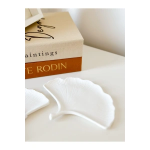 Yaprak Dekoratif Tabak | Takı Tabağı | Dekoratif Sunum