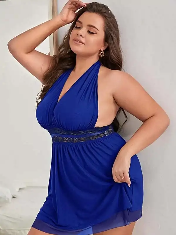 Enmadam Bel Dekolteli Gecelik Takım