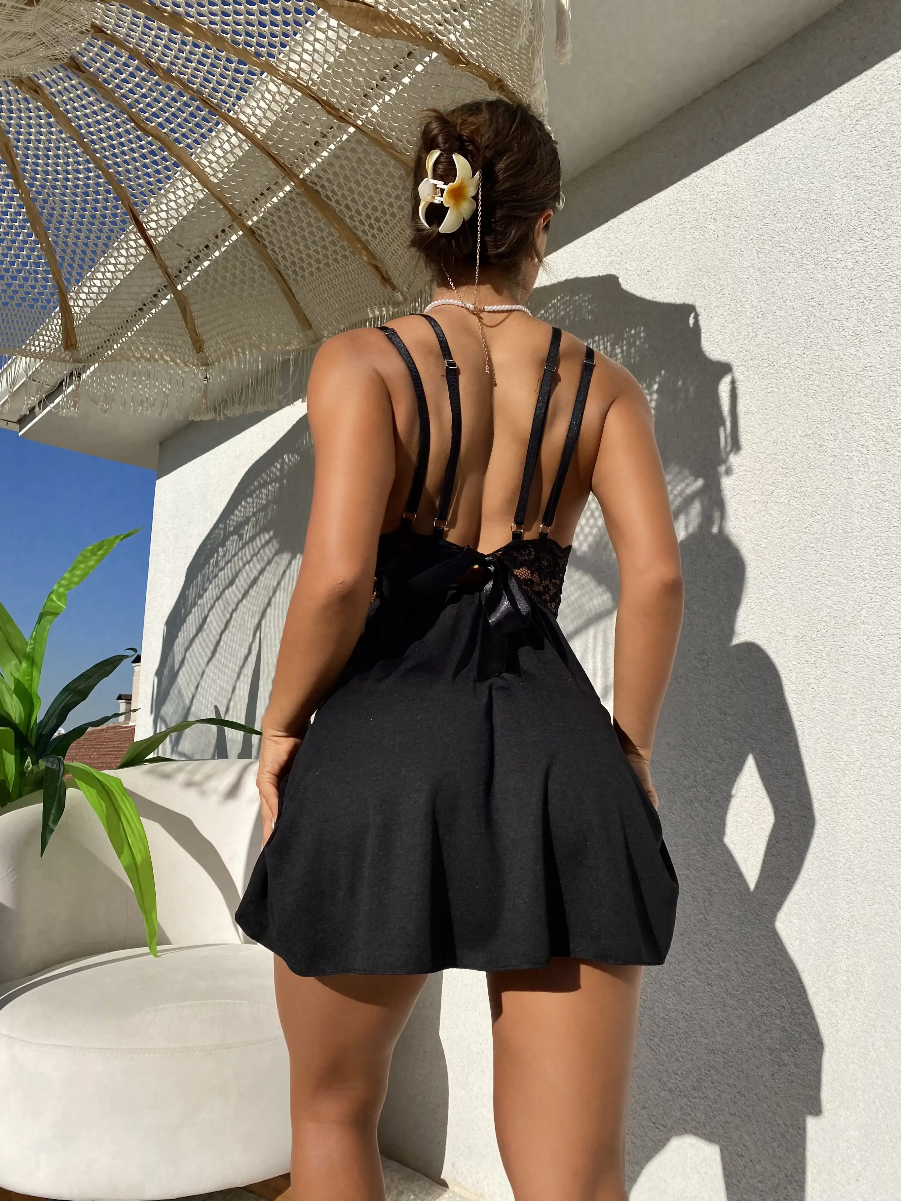 Kurdeleli Fantezi Gecelik