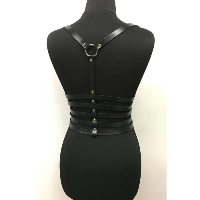 5 Sıralı Zincir Detaylı Şık Deri Kemer - APFT626