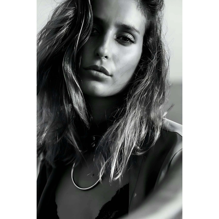 Büyük Halka Detaylı Şık Choker - APFT400