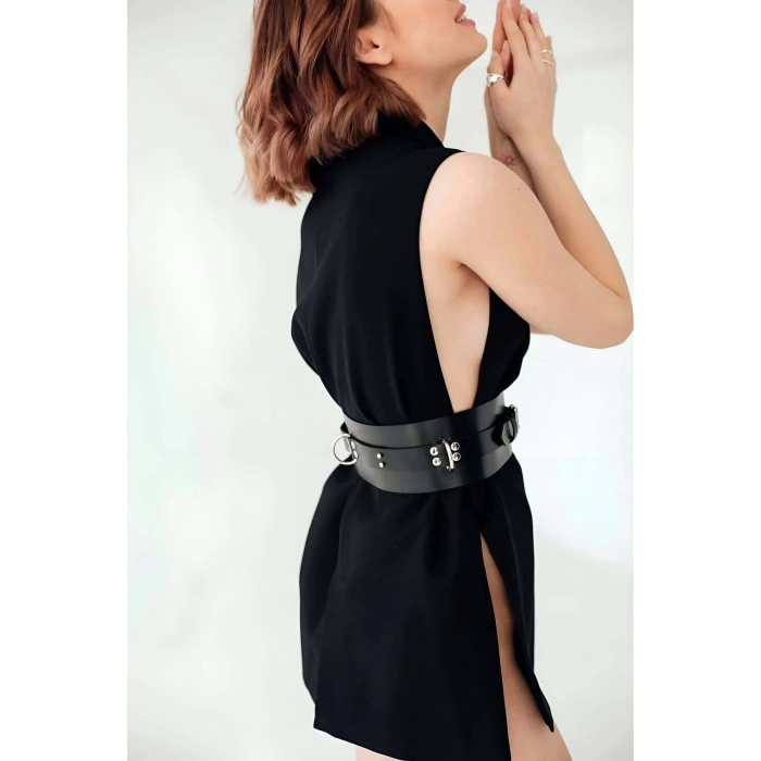 Deri Elbise Kemeri, Şık Deri Korse Kemer - APFT875