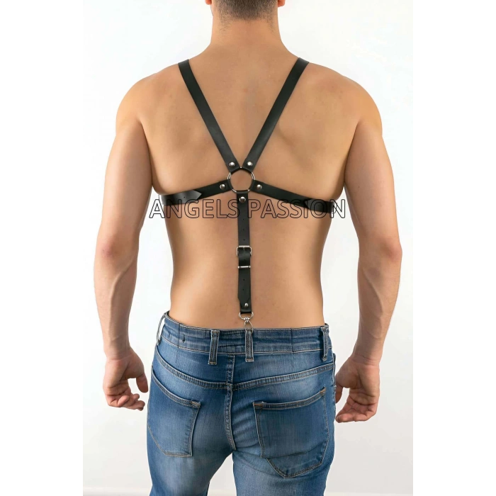 Deri Erkek Fantazi Giyim - Erkek Deri İç Giyim - Erotik Erkek İç Giyim - APFTM12