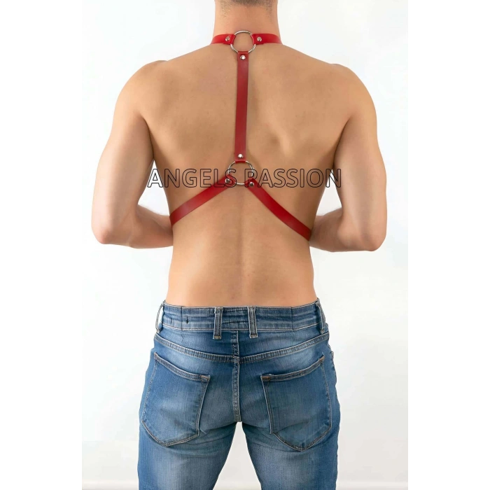 Deri Erkek Pantalon Aksesuar, Deri Erkek Harness - APFTM29