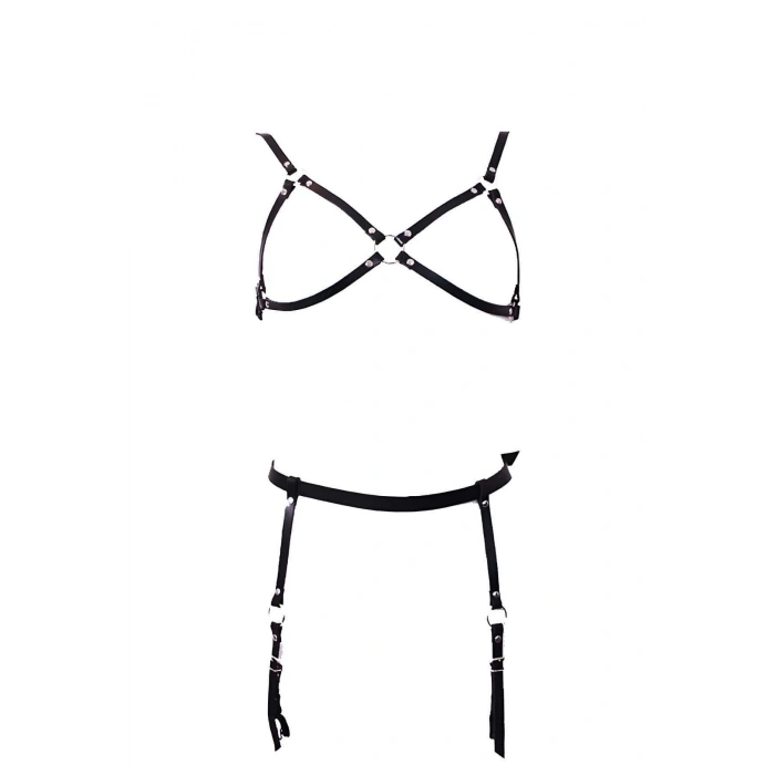 Deri Jartiyer Takım Harness - APFT228