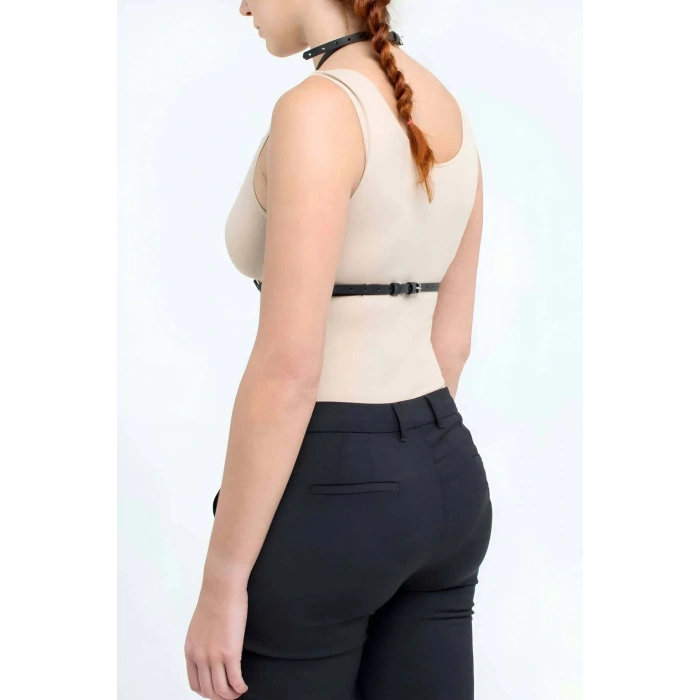 Elbise Üstü Deri Aksesuar, T-shirt Üzeri Deri Aksesuar - APFT850