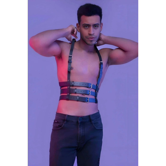 Erkek Dansçı Kostümü, Clubwear, Techno Party Giyim - APFTM17