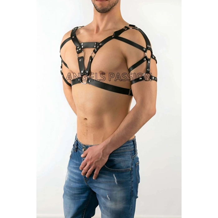 Erkek Deri Fantazi Giyim - APFTM6