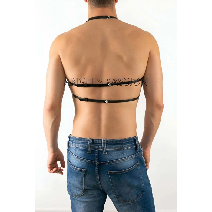 Erkek Fantazi Giyim Şık Deri Harness - APFTM1